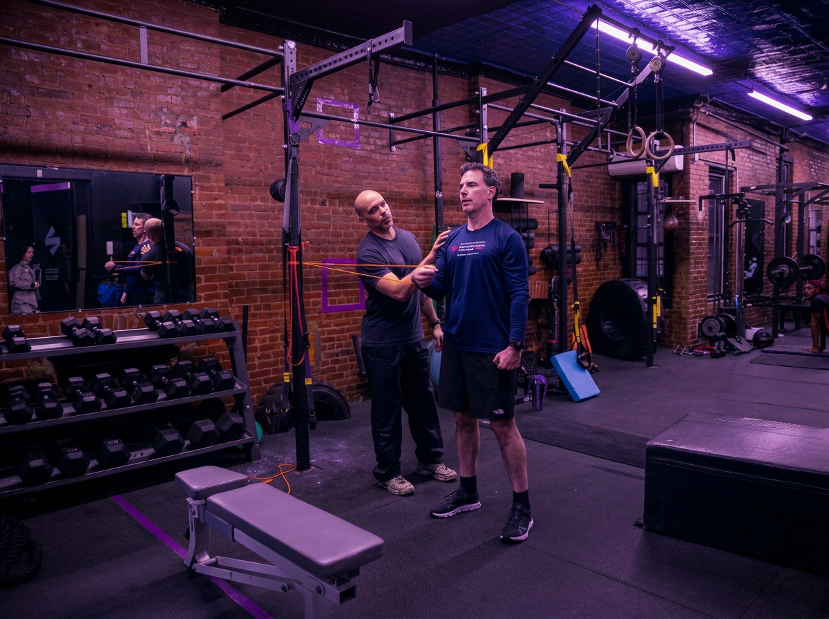 Group class in session at Strength Society